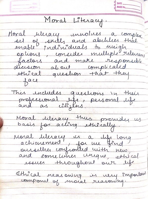 Thumbnail for Moral literacy