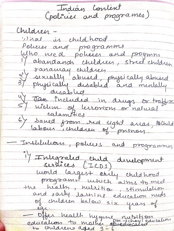 Thumbnail for Policies and programmes for children