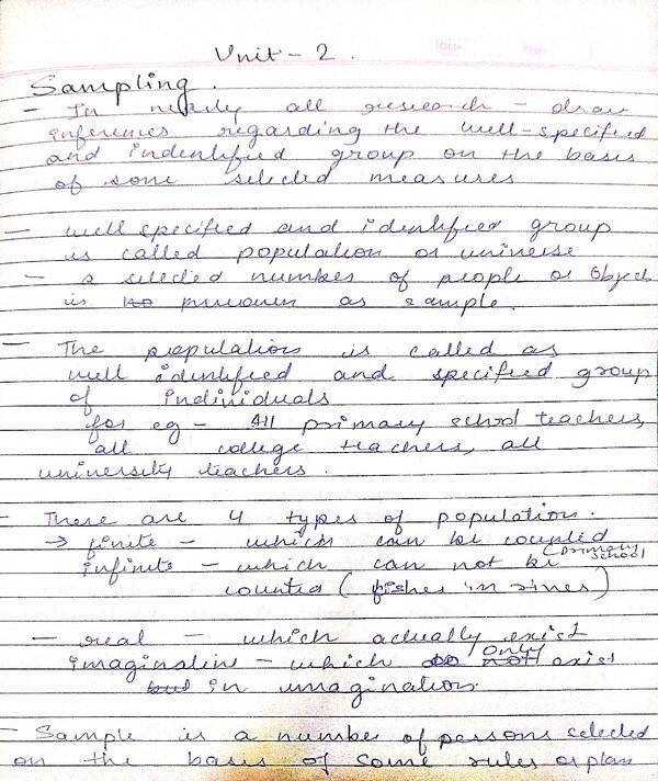 Sampling, types and factors influencing the decision of sampling