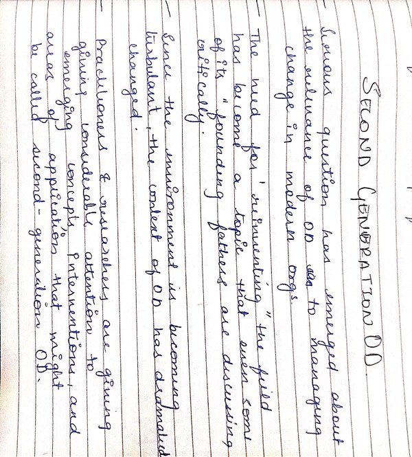 Thumbnail for Second generation Organizational development