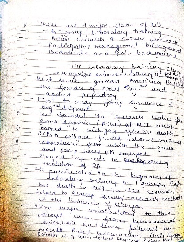 Thumbnail for The 4 majo stems of organizational Development