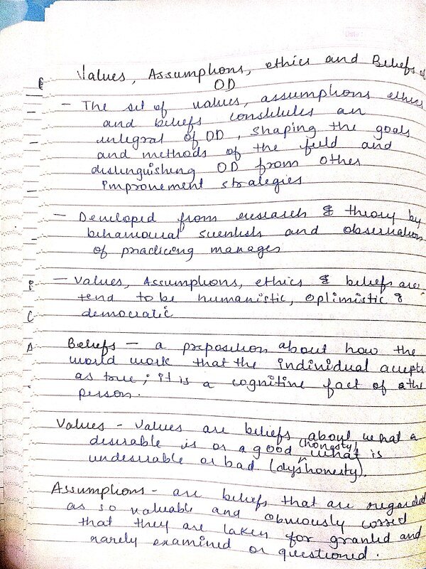 Thumbnail for Values, Assumptions, Ethics and beliefs n organizational behaviour