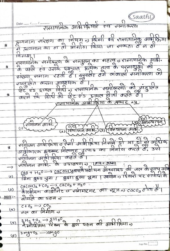 Thumbnail for रासायनिक अभिक्रिया एवं समीकरण