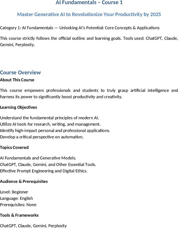 Thumbnail for Guide for Mastering AI to do Production of products
