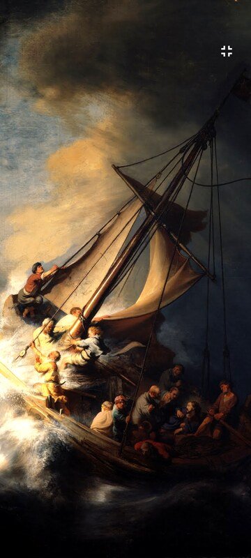 Thumbnail for Jesus Christ in the storm on the sea Galilee