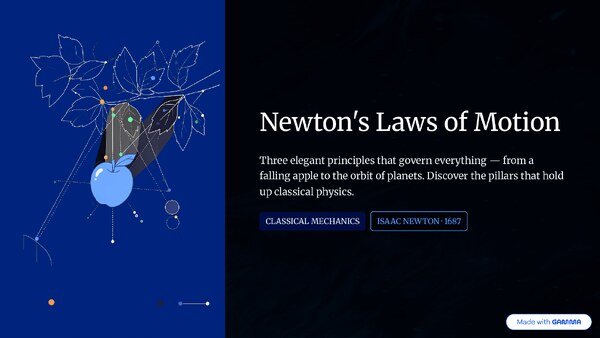 Thumbnail for Newtons laws