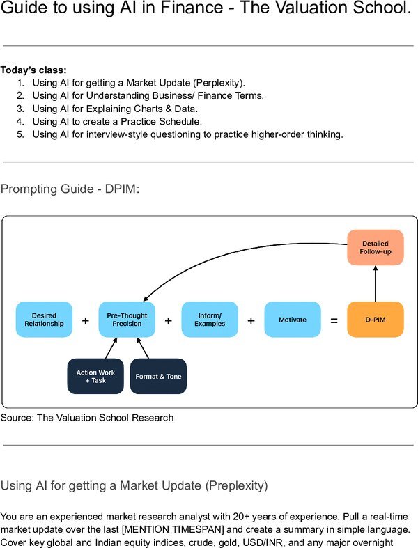 Thumbnail for Prompt Guide AI finance
