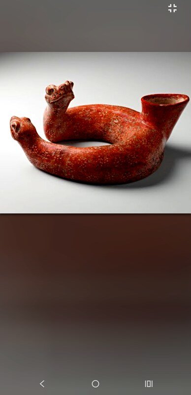 Thumbnail for Snake with 2 heads pottery