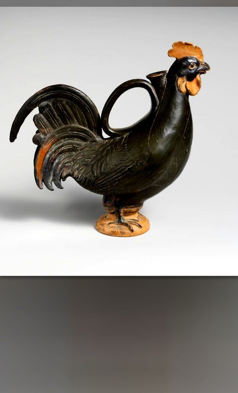 Thumbnail for Terracotta askos(flasks) in the form of rooster