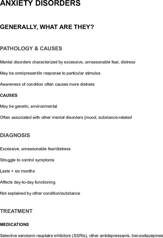 Thumbnail for ANXIETY DISORDERS