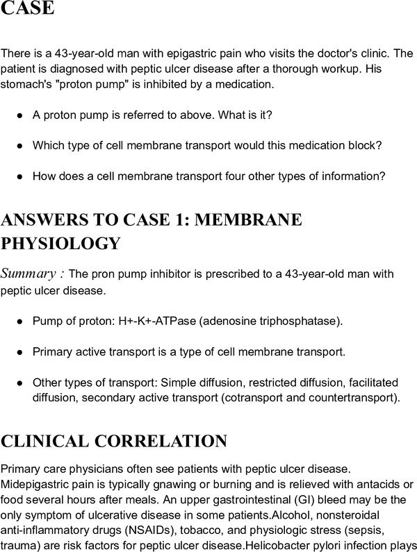 Thumbnail for Case: MEMBRANE PHYSIOLOGY