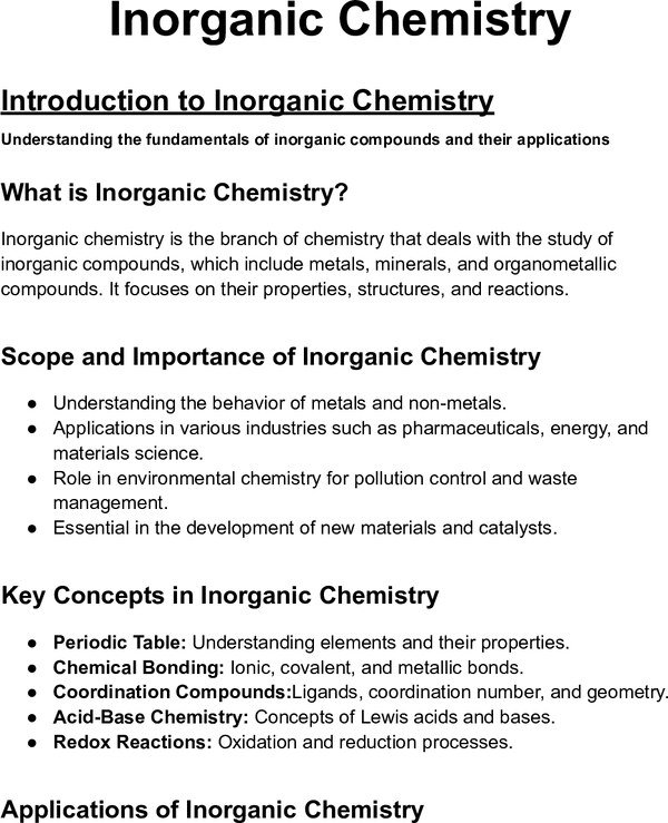 Thumbnail for Inorganic Chemistry