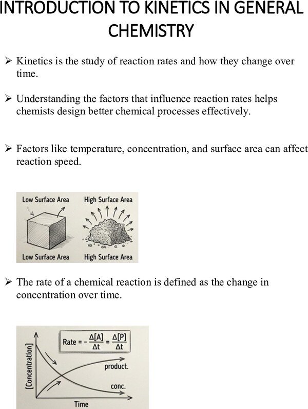 Thumbnail for INTRODUCTION TO KINETICS IN GENERAL CHEMISTRY
