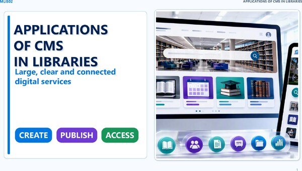 Thumbnail for Applications of CMS in Libraries