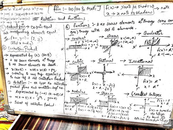 Relation and function class 11