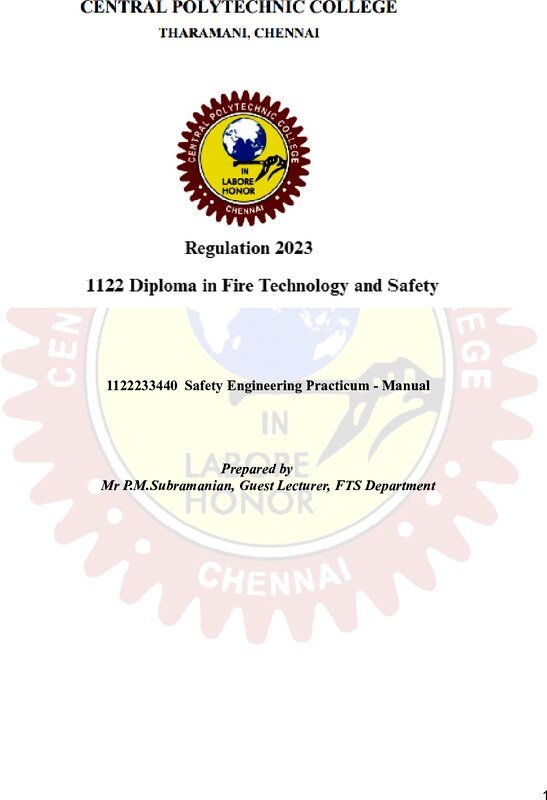 Thumbnail for Safety Engineering Manual