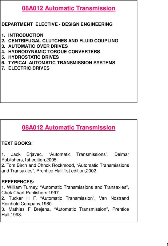 AUTOMATIC TRANSMISSION
